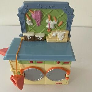 Vintage Fisher-Price 2010 Loving Family "Washer & Dryer" Dollhouse Appliance